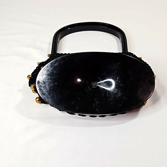 Black Gold Embellishments Evening Bag - Picture 6 of 8